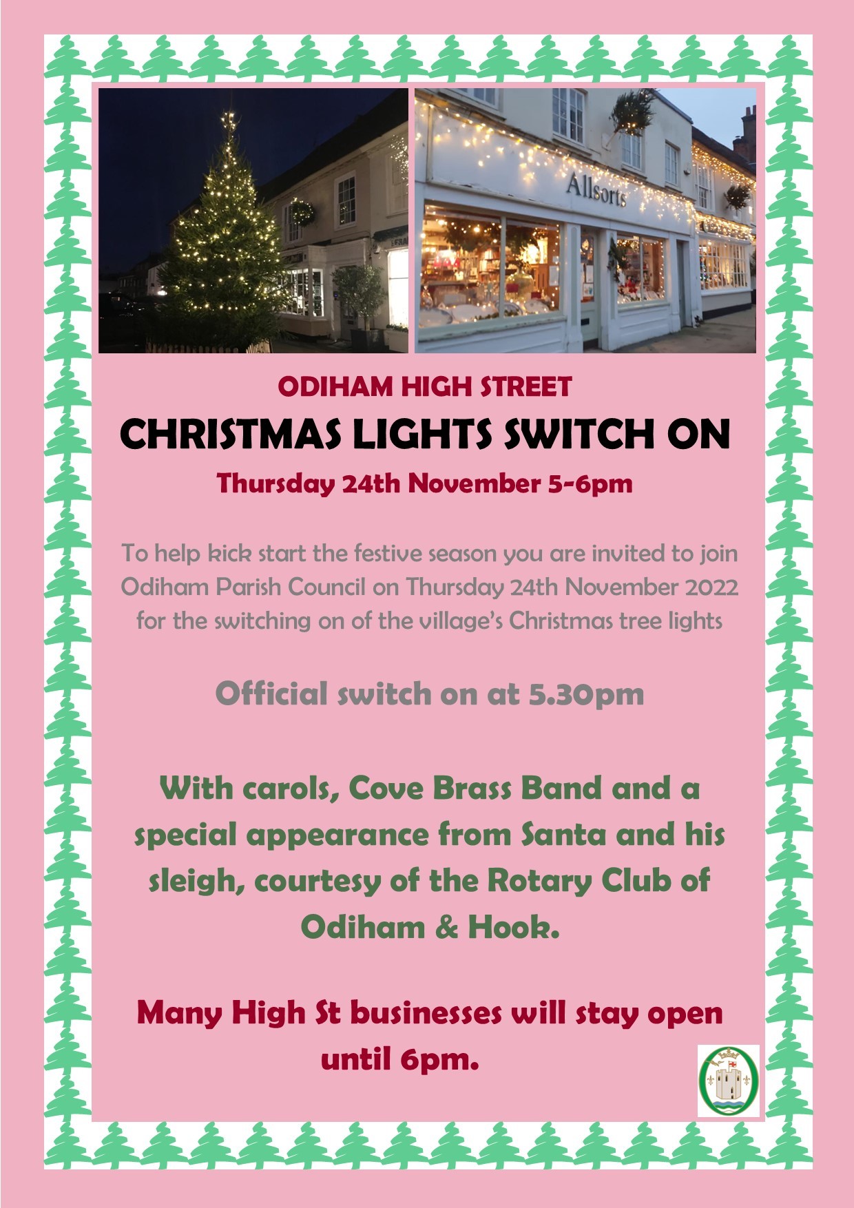 Poster for lights switch on
