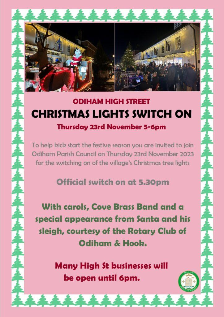 Poster for lights switch on 2023
