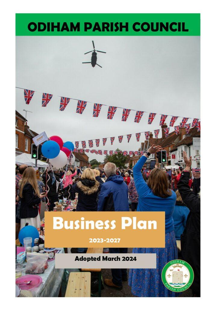 Business Plan cover page