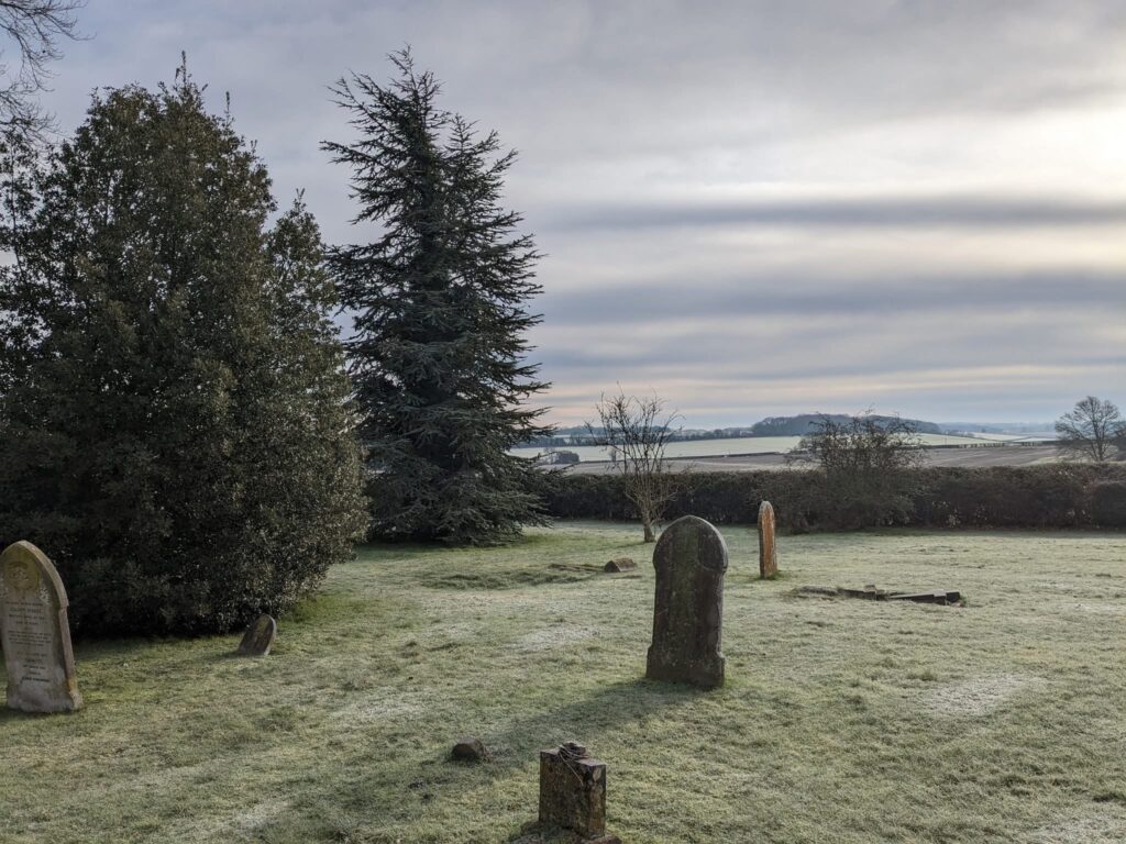Winter view over fields